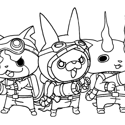Ourcoloringpage Yo Kai Watch 2