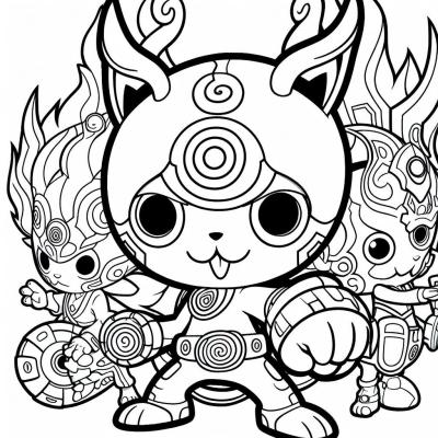 Ourcoloringpage Yo Kai Watch 37