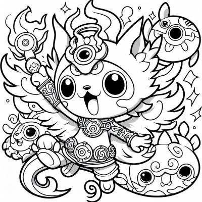 Ourcoloringpage Yo Kai Watch 42