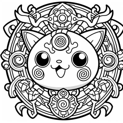 Ourcoloringpage Yo Kai Watch 44