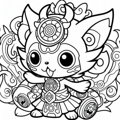 Ourcoloringpage Yo Kai Watch 46