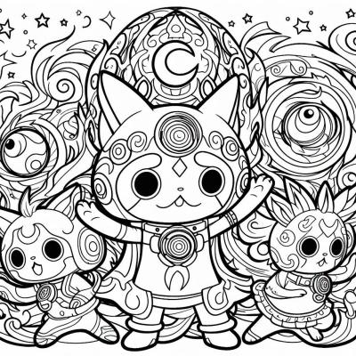 Ourcoloringpage Yo Kai Watch 47