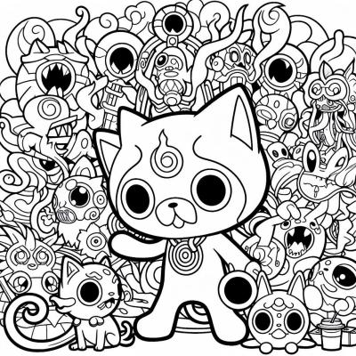Ourcoloringpage Yo Kai Watch 48