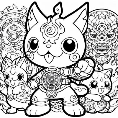 Ourcoloringpage Yo Kai Watch 53