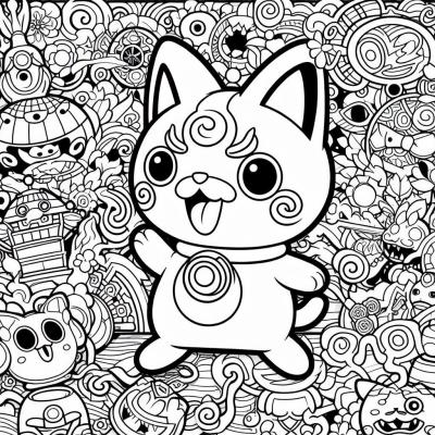 Ourcoloringpage Yo Kai Watch 54
