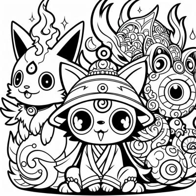Ourcoloringpage Yo Kai Watch 55