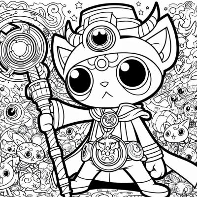 Ourcoloringpage Yo Kai Watch 56