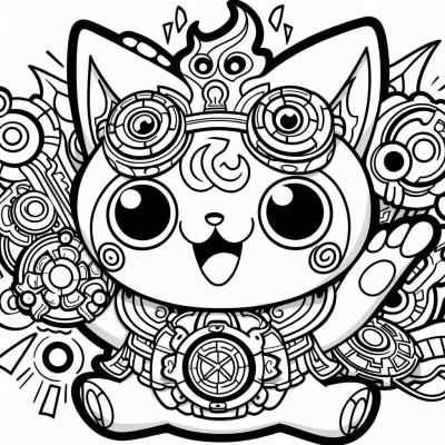 Ourcoloringpage Yo Kai Watch 64