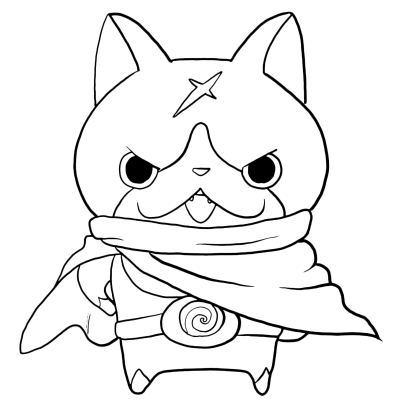 Ourcoloringpage Yo Kai Watch 9