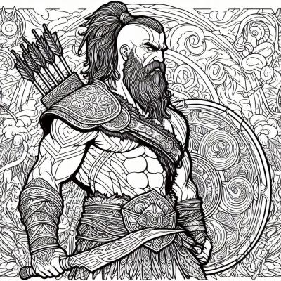 Ourcoloringpage God Of War 11