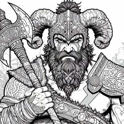 Ourcoloringpage God Of War 15