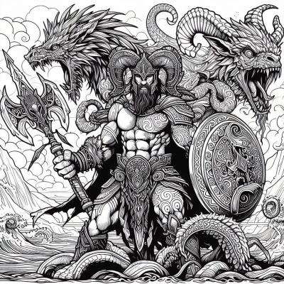 Ourcoloringpage God Of War 21