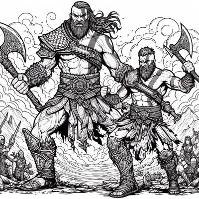 Ourcoloringpage God Of War 22