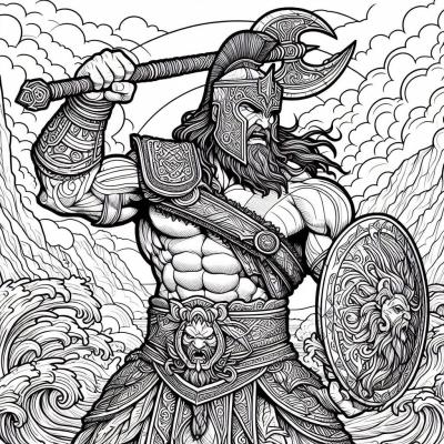 Ourcoloringpage God Of War 23