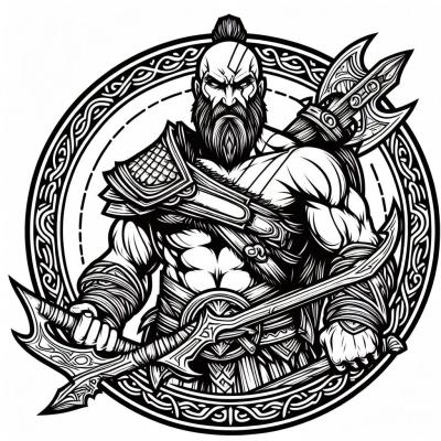 Ourcoloringpage God Of War 25