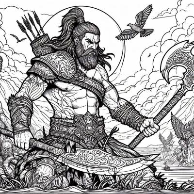 Ourcoloringpage God Of War 28