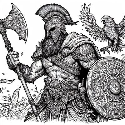 Ourcoloringpage God Of War 29