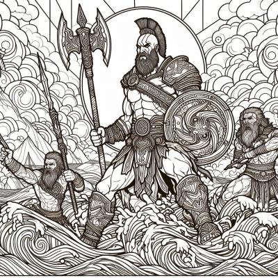 Ourcoloringpage God Of War 2