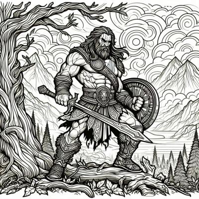Ourcoloringpage God Of War 30