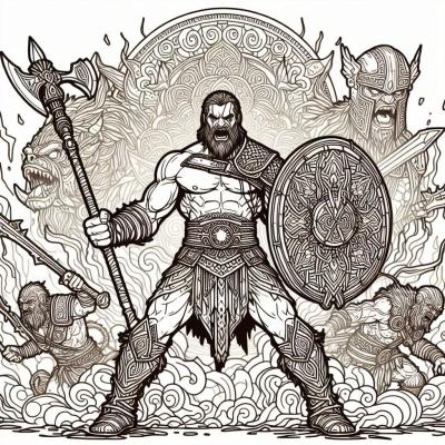 Ourcoloringpage God Of War 31