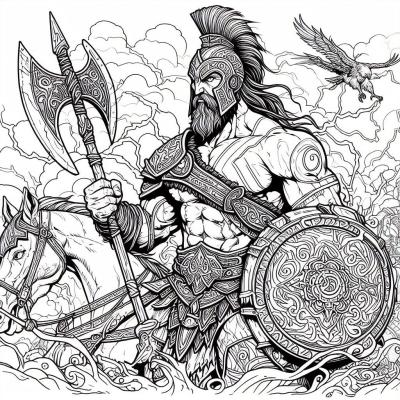 Ourcoloringpage God Of War 33