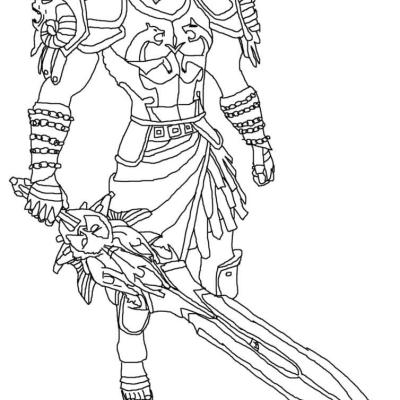 Ourcoloringpage God Of War 34