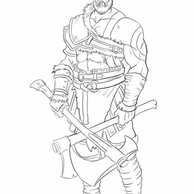 Ourcoloringpage God Of War 37