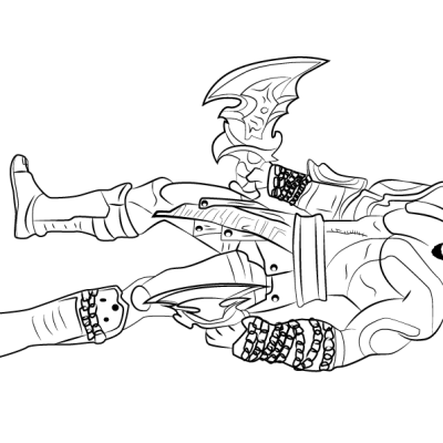 Ourcoloringpage God Of War 40