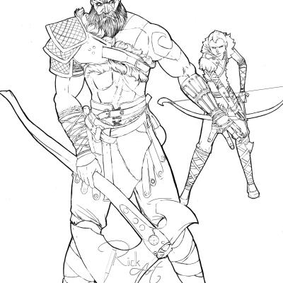 Ourcoloringpage God Of War 41