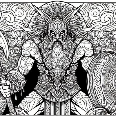 Ourcoloringpage God Of War 8
