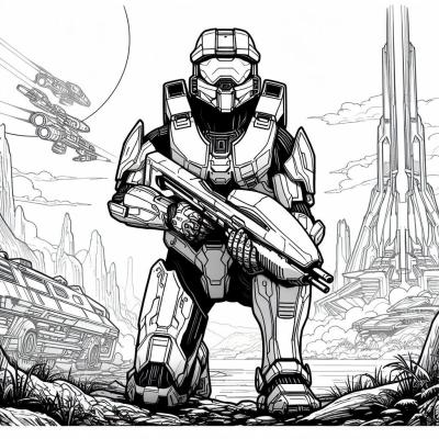 Ourcoloringpage Halo 25