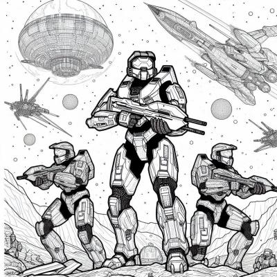 Ourcoloringpage Halo 28