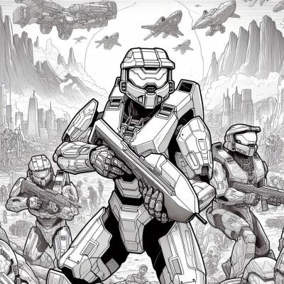 Ourcoloringpage Halo 29