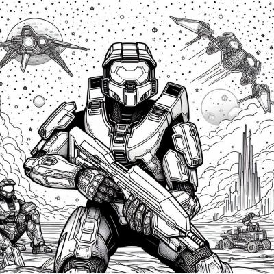 Ourcoloringpage Halo 34