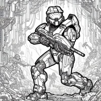 Ourcoloringpage Halo 38