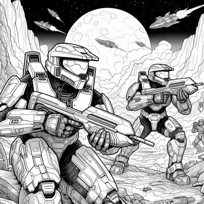 Ourcoloringpage Halo 40