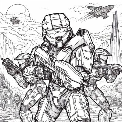 Ourcoloringpage Halo 45