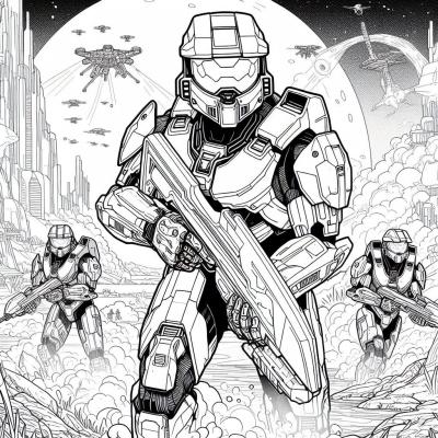 Ourcoloringpage Halo 51