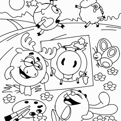 Ourcoloringpage Kikoriki 4