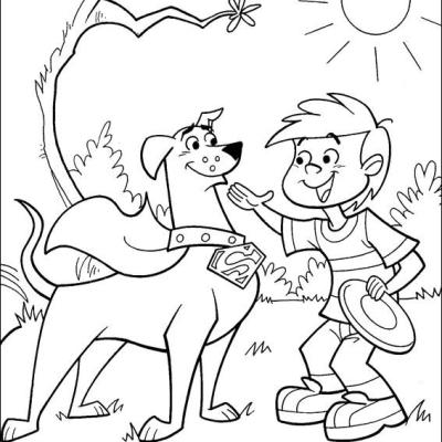 Ourcoloringpage Krypto The Superdog 12