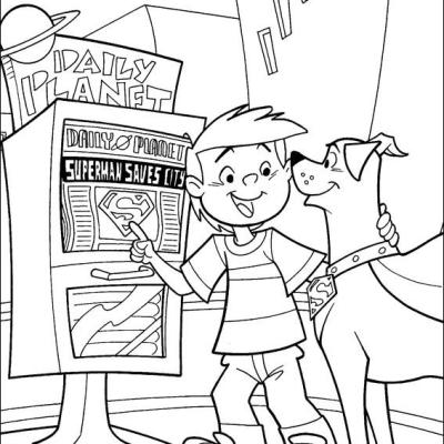 Ourcoloringpage Krypto The Superdog 15