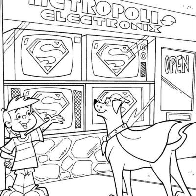 Ourcoloringpage Krypto The Superdog 19