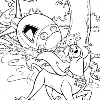 Ourcoloringpage Krypto The Superdog 4
