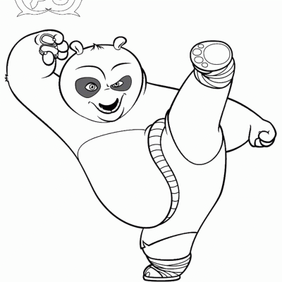 Ourcoloringpage Kung Fu Panda 10