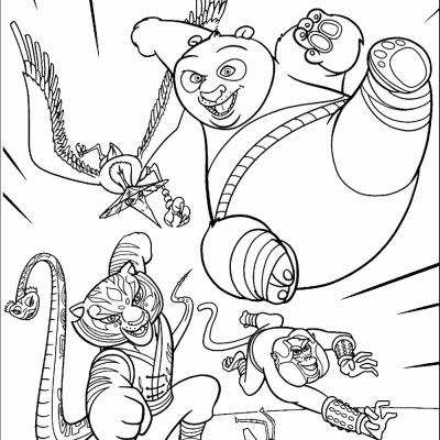Ourcoloringpage Kung Fu Panda 11