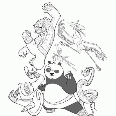Ourcoloringpage Kung Fu Panda 13
