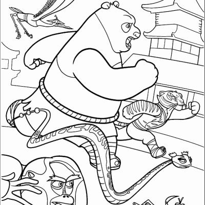 Ourcoloringpage Kung Fu Panda 14
