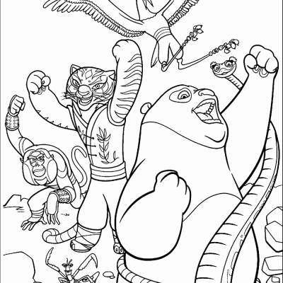 Ourcoloringpage Kung Fu Panda 3