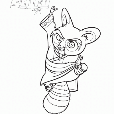 Ourcoloringpage Kung Fu Panda 5