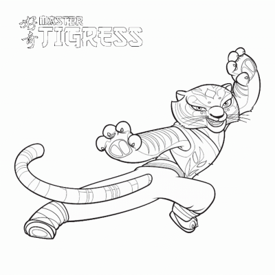 Ourcoloringpage Kung Fu Panda 6